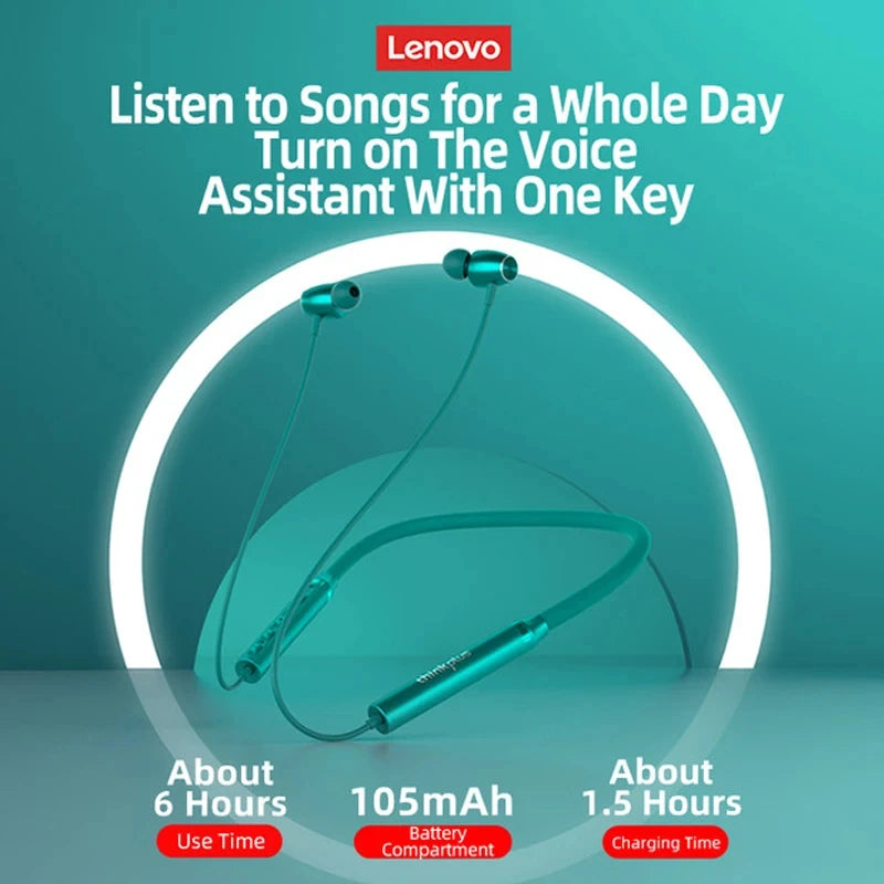Origial Lenovo HE05X Ⅱ Magnetic Neck Strap Earphones