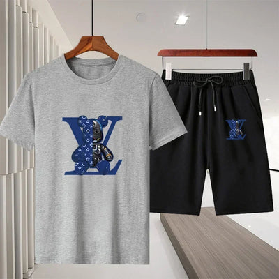 summer leisure men's sports suit