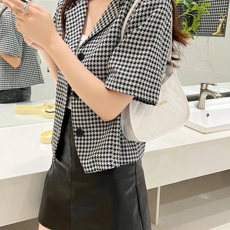 High Beauty Embroidered Underarm Bag