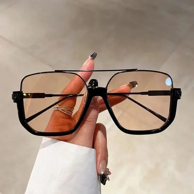 Retro Pilot Metal Sunglasses