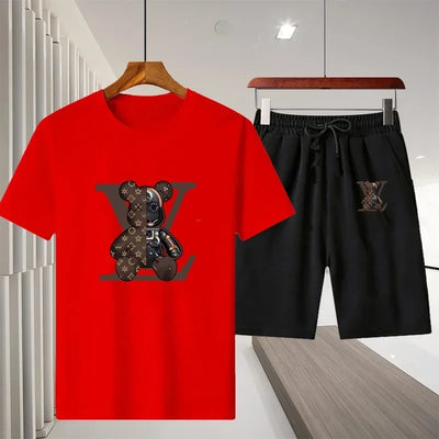 summer leisure men's sports suit