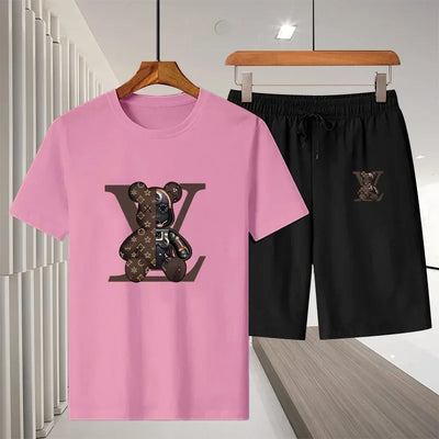 summer leisure men's sports suit