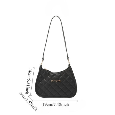 High Beauty Embroidered Underarm Bag