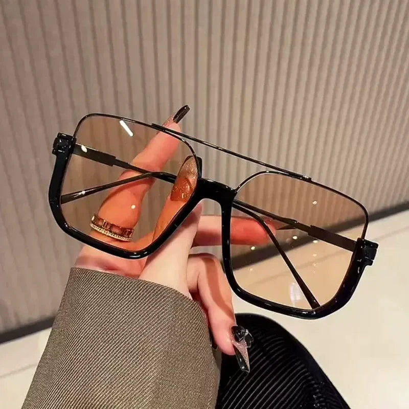 Retro Pilot Metal Sunglasses