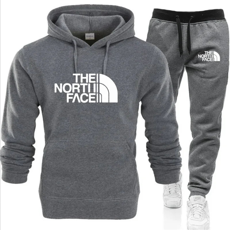 Winter Hoodie Sets Men Fashion